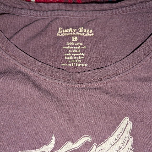 Women's Lucky Brand xs rocker Tshirt - Picture 5 of 5